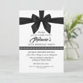 Elegante Extravagante Tiffany Geburtstagsfeier Ein Einladung (Stehend Vorderseite)