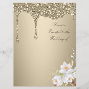 Elegante Extravaganza Wedding Invitation Card Einladung