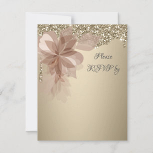 Elegante Extravaganza Wedding RSVP Response Card