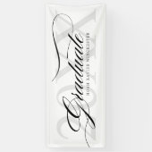 Elegante Fahne des Absolvent-20XX Banner (Vertikal)