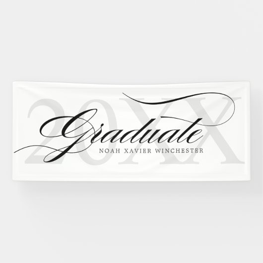 Elegante Fahne des Absolvent-20XX Banner (Horizontal)