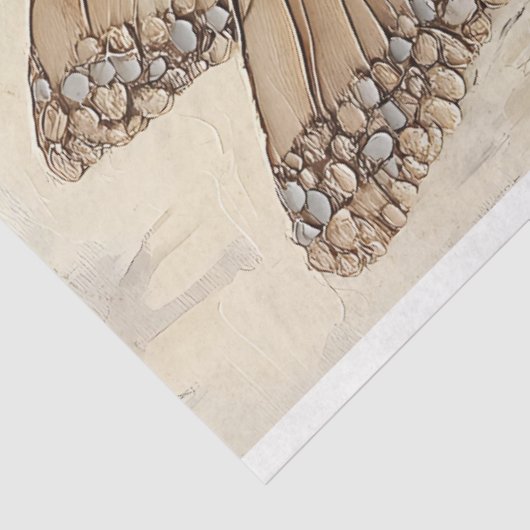 Elegante Fairy & Butterfly Mosaik Fantasy Decoupag Seidenpapier (Ausschnitt)