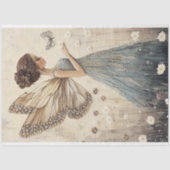 Elegante Fairy & Butterfly Mosaik Fantasy Decoupag Seidenpapier (Vorderseite)