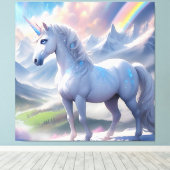 Elegante Fairytale Einblick in das Schweizer Bildu Leinwanddruck (Insitu (Holzboden))