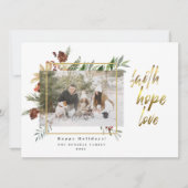 Elegante Faith Hope Liebe Zwei Bilder Weihnachten (Vorderseite)