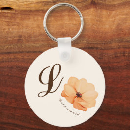 Elegante Fall Blume Hochzeit Bridesmaid Geschenke Schlüsselanhänger