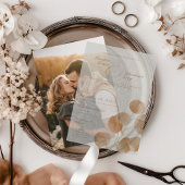 Elegante Fall Botanische Landschaft Pergament Einladungen