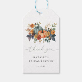 Elegante Fall Brautparty Gevor Geschenkanhänger