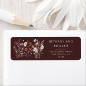 Elegante Fall Brown Floral Wedding (Insitu)