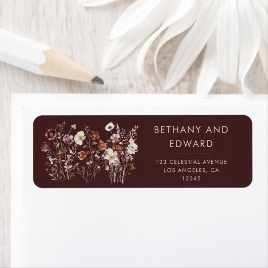 Elegante Fall Brown Floral Wedding (Insitu)