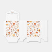 Elegante Fall Floral Baby Shower Geschenkschachtel (Ungefaltet)