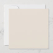 Elegante Fall Floral Wedding Einladung (Rückseite)