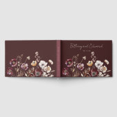 Elegante Fall Floral Wedding Gästebuch (Voll)