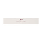 Elegante Fall Foliage Wedding Einladungsbanderole (Flach)