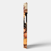 Elegante Fallernte monogramm stilvoll Case-Mate iPhone Hülle (Rückseite / Rechts)