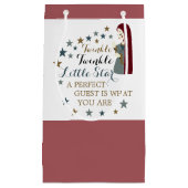 Elegante Falling Stars, Baby Duwer Gefallen Kleine Geschenktüte (Vorderseite)