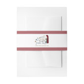 Elegante Fallsteine, Babydusche Einladungsbanderole (Vorderseite Beispiel)