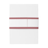 Elegante Fallsteine, Babydusche Einladungsbanderole (Rückseitenbeispiel)