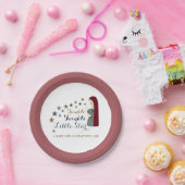 Elegante Fallsteine, Babydusche Pappteller (Party)