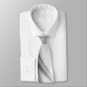 Elegante Falten aus Schwarz und Weiß Krawatte (Gebunden)