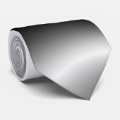 Elegante Falten aus Schwarz und Weiß Krawatte (Gerollt)