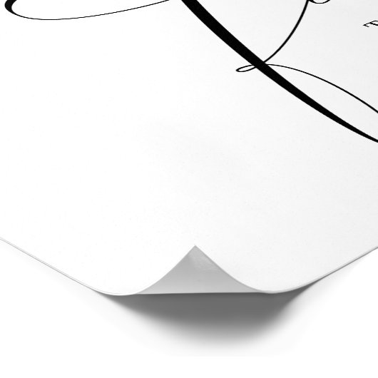 Elegante Familie 16x20 3 FotoCollage Poster (Ecke)