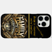 Elegante Family Beach Campfire Goldene Szene Kunst Case-Mate iPhone Hülle (Rückseite (Horizontal))