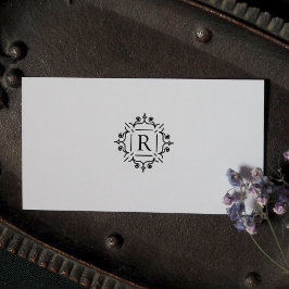 Elegante Family Monogram, Gummistempel