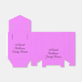 Elegante Family Wiedersehen Lavender Bevorzugungsb Geschenkschachtel (Ungefaltet)