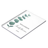 Elegante Family Wiedersehen Notizblock (Linke Seite)