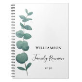 Elegante Family Wiedersehen Notizblock (Vorderseite)