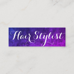 Elegante Fancy-Schriftart Mini Visitenkarte