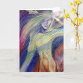 Elegante Fantasiekarte Karte (Gelbe Blume)