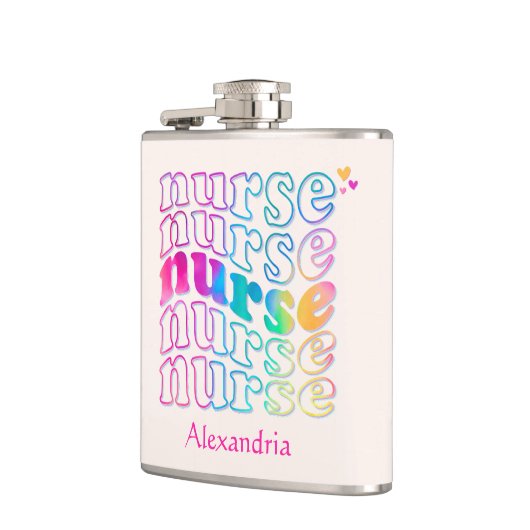 Elegante Farbe der Krankenschwester Flachmann (Links)