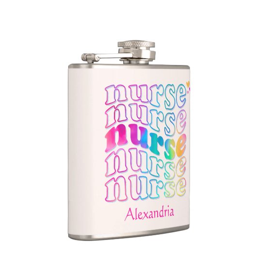 Elegante Farbe der Krankenschwester Flachmann (Rechts)