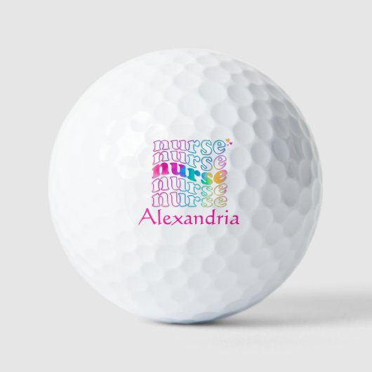 Elegante Farbe der Krankenschwester Golfball (Vorderseite)