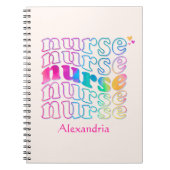 Elegante Farbe der Krankenschwester Notizblock (Vorderseite)