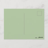 Elegante Farben Abstrakte Eier Postkarte (Rückseite)
