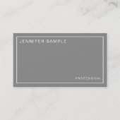 Elegante Farben Beruflich Stilvolles Design Modern Visitenkarte (Vorderseite)