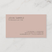 Elegante Farben Beruflichen Minimalistischen Schli Visitenkarte (Vorderseite)