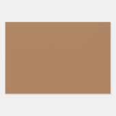 Elegante Farben - Café au Lait Geschenkpapier Set (Vorderseite)