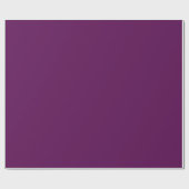 Elegante Farben - Deep Plum Geschenkpapier (Flach)