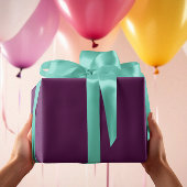 Elegante Farben - Deep Plum Geschenkpapier