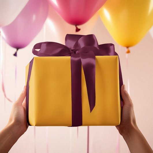 Elegante Farben - Helle Aprikose Geschenkpapier