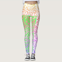 Elegante Farben Ipanema Leopard Tierdruckerei Leggings