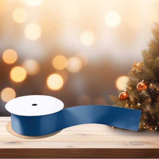 Elegante Farben - Klassisches Blau Satinband