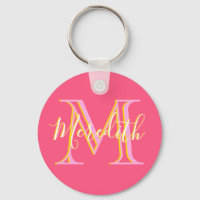 Elegante Farben Lilacs Gold Custom Monogram Name