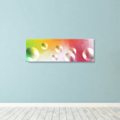 Elegante Farben Moderne Abstrakte Kunst Leinwanddruck (Insitu (Holzboden))