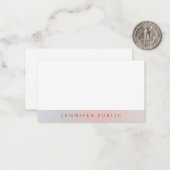 Elegante Farben Moderne Minimalistische Vorlage Ei (Vorderseite/Rückseite Beispiel)