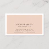 Elegante Farben Modernes Creative Design Trendy Sc Visitenkarte (Rückseite)